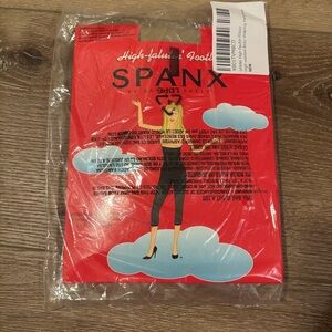 NWT High-Falutin’  Footless SPANX  High Waisted Footless Pantyhose Size G Nude 1